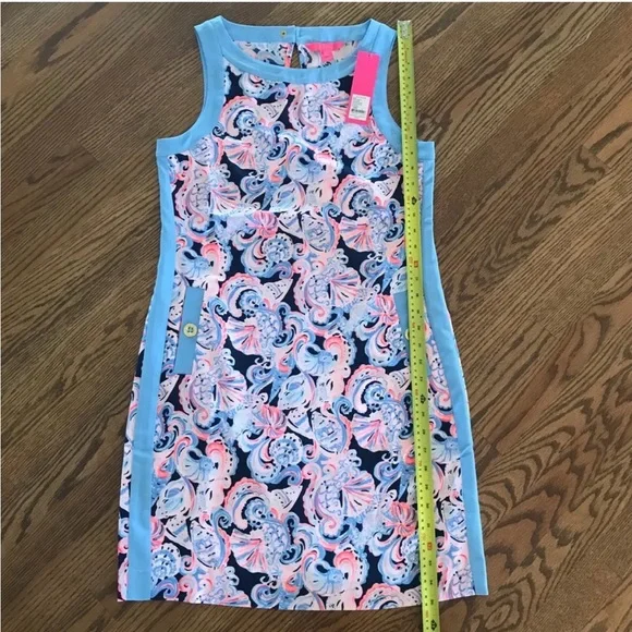 NWT Lilly Pulitzer Size 2 Angie Stretch Shift Dress - Picture 10 of 15